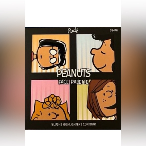 Peanuts Other - New Peanuts Face Palette Blush Highlighter Contour Rude Cosmetics